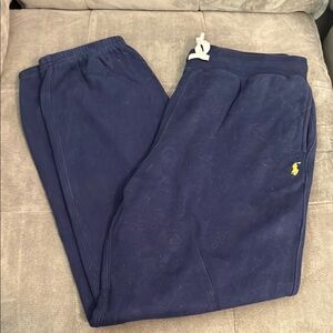 Polo by Ralph Lauren Blue Joggers with Elastic Waistband